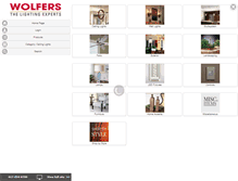 Tablet Screenshot of catalog.wolfers.com